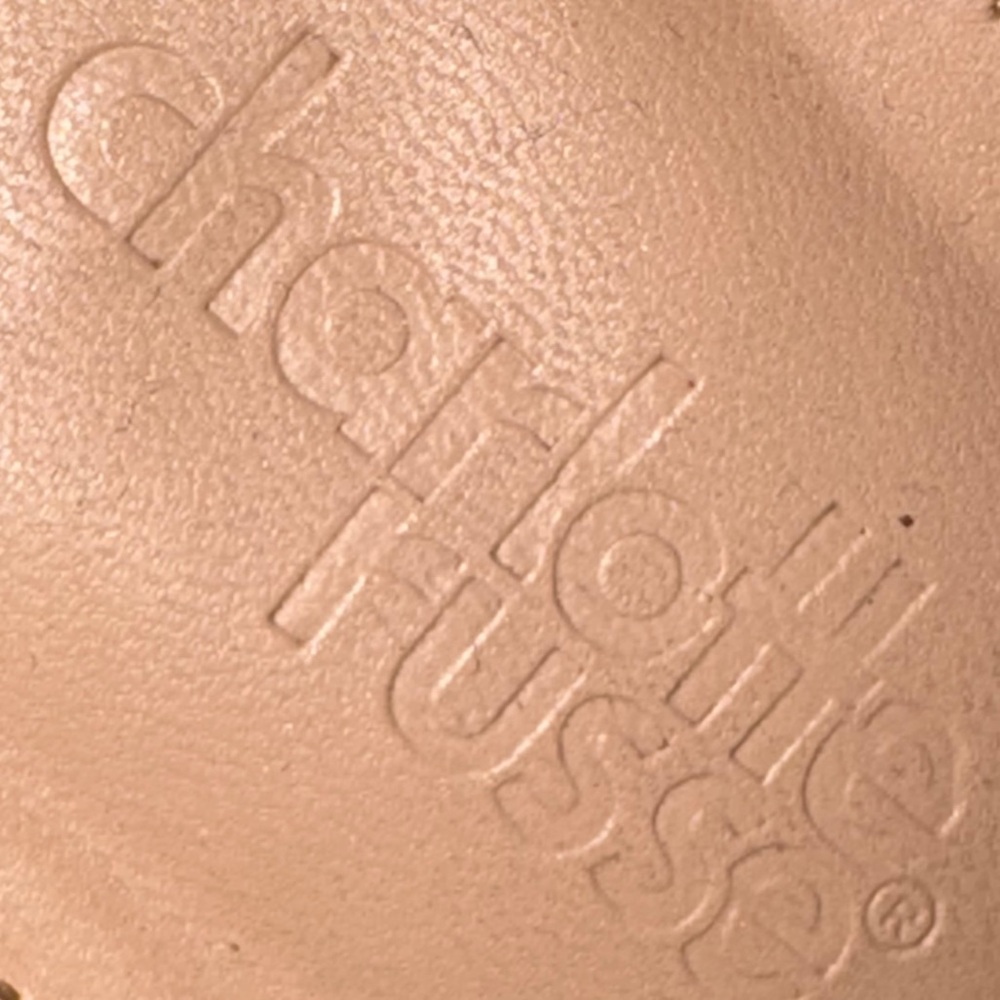 Charlotte Russe Chunky Shimmering Silver Heels With zip closure - Picture 6 of 7
